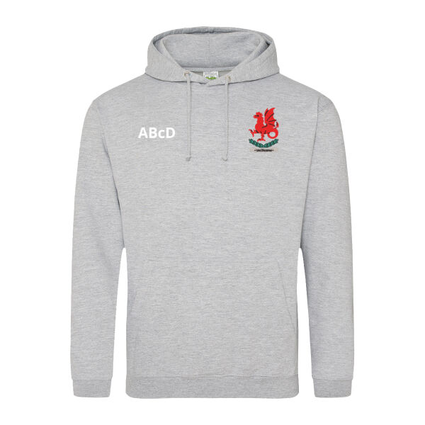 Wellington College Leavers Hoodie - Heather Grey Thumbnail