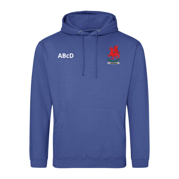 Wellington College Leavers Hoodie - Royal Blue Thumbnail